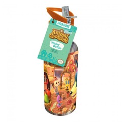 Animal Crossing Autumn Scene Water Bottle w/ Straw