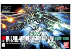 Bandai 1/144 HGUC Full Armor Unicorn Gundam (Destroy Mode) Model Kit