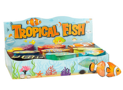 TROPICAL FISH SOUR FRUIT CANDIES 0.39 OZ TIN
