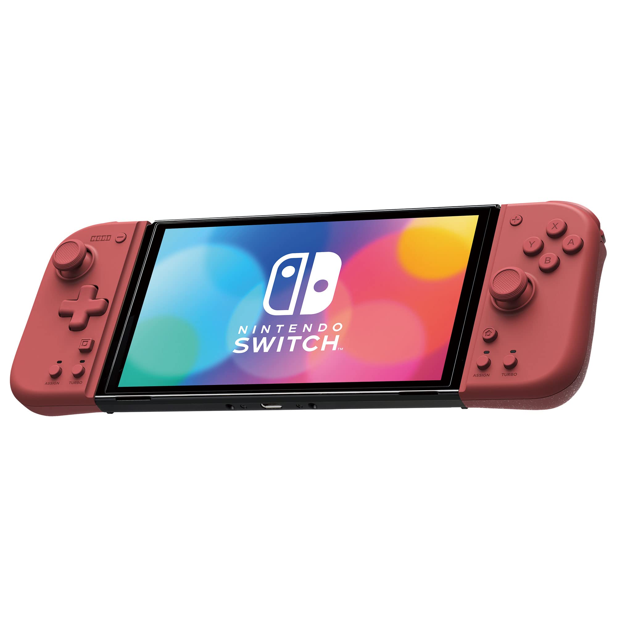 Hori Split Pad Compact Apricot Red Hori Split Pad Compact Apricot Red