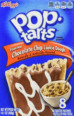 Chocolate Chip Cookie Dough Poptarts