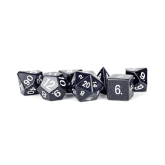 7ct Poly Dice Set 16mm Blue Sandstone