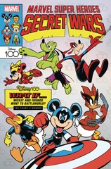 AMAZING SPIDER-MAN #37B LORENZI DISNEY100 SECRET WAR VARIANT