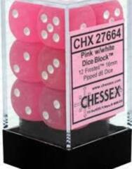 Pink / White 16MM Frosted CHX27664