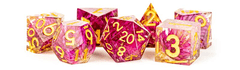 MDG Sharp Edge Resin Dice- Thousand Day Red