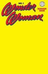 WONDER WOMAN #1C (1942) FACSIMILE EDITION CVR C BLANK VARIANT