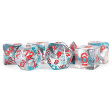 MDG Resin Dice Set- Unicorn: Battle Wounds