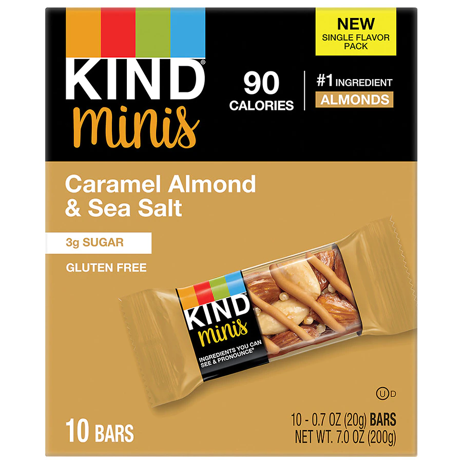 kind mini caramel almond