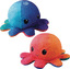 Reversible Octopus Plushie Sunset Mermaid