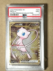 2023 Pokemon 151 MEW ex PSA 9 Ultra prem Collection