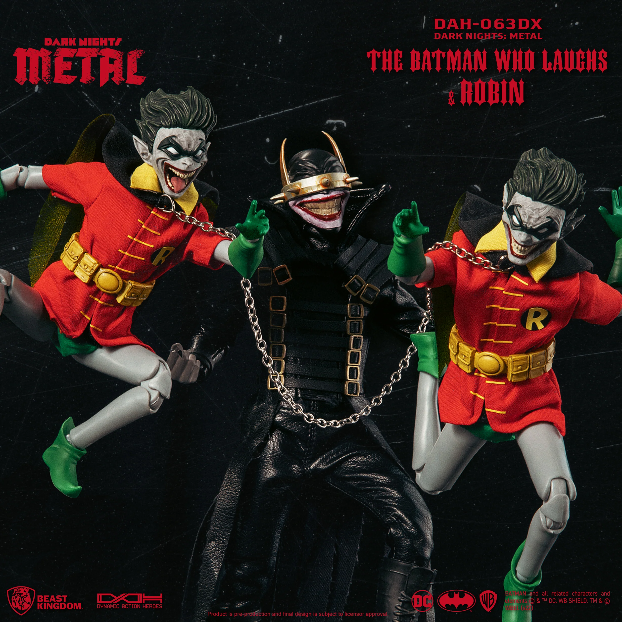 The Batman who laughs & Robin Beast kingdom