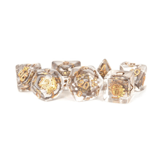 7ct 16mm Poly Dice Set Gear Dice