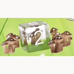 7CT POLY DICE SET: MUSHROOM VILLAGE