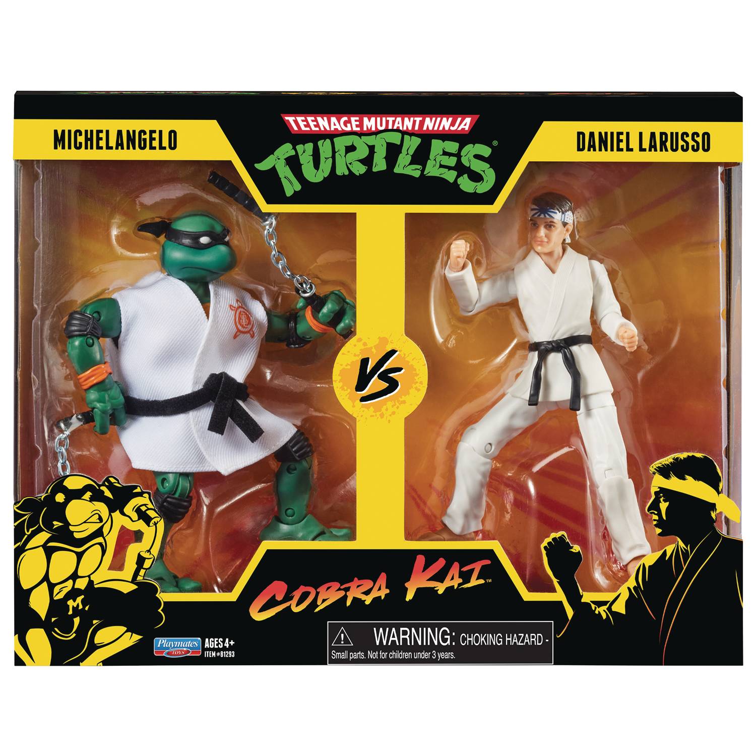 TMNT vs Cobra Kai Michelangelo vs Daniel Larusso
