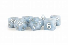 Glacial Debris Sharp Edge Silicone Rubber Dice Set