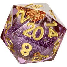 D20 Elixir Dice Liquid Core Singles- Aether Abstract