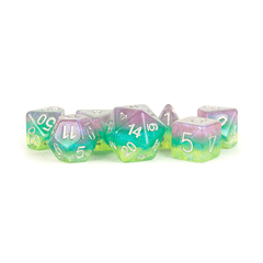 7ct Poly Dice Set Layered Stardust Radiance
