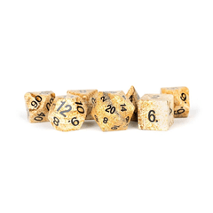 7ct Poly Dice Set 16mm Jasper Stone
