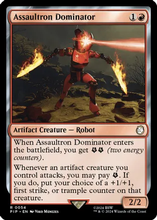 Assaultron Dominator foil