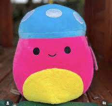 SDCC 2023 Exclusive Blacklight Squishmallow- Randall the Mushroom