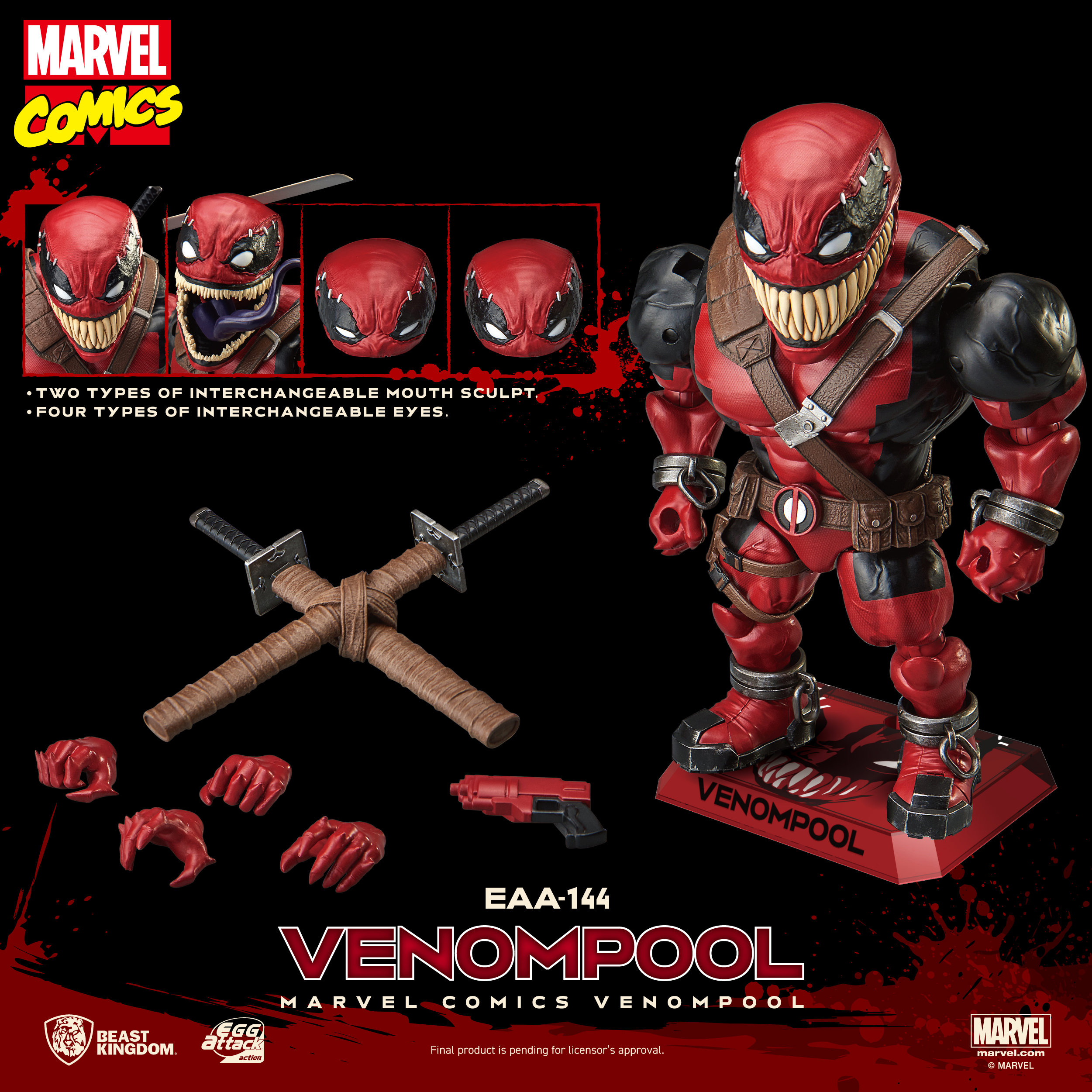 Venompool Marvel Comics Satue / Figure