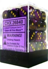 Black Purple / Gold 12MM Gemini CHX26840