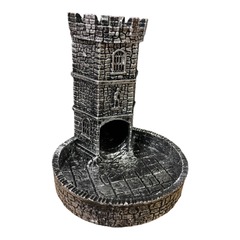 Dice Tower- Castle- Silver