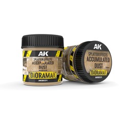 AK Interactive:  Splatter Effects Accumulated Dust - 100ml (Acrylic)