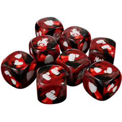 Street Fighter: The Miniatures Game - Red Battle Dice