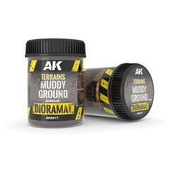 AK Interactive:  Terrains Muddy Ground - 250ml (Acrylic)