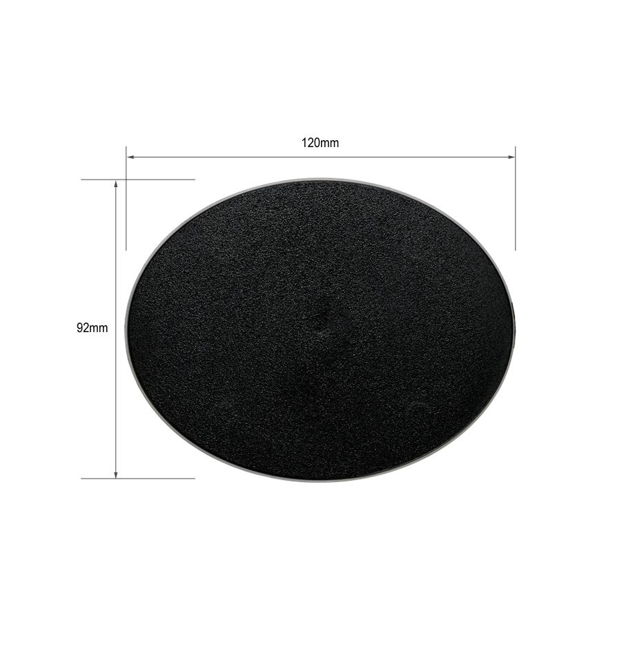 Large Oval Bases 120mm x 92mm