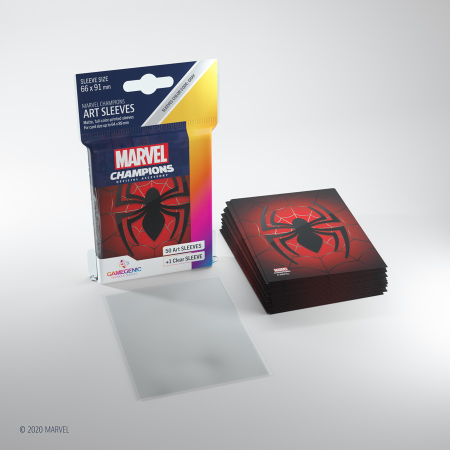 Marvel Champions Art Sleeves - Spiderman