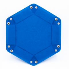 Critical Hit Collectibles: Hexagon Dice Tray-blue