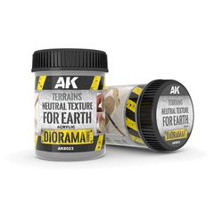 AK Interactive:  Terrains Neutral Texture - 250ml (Acrylic)