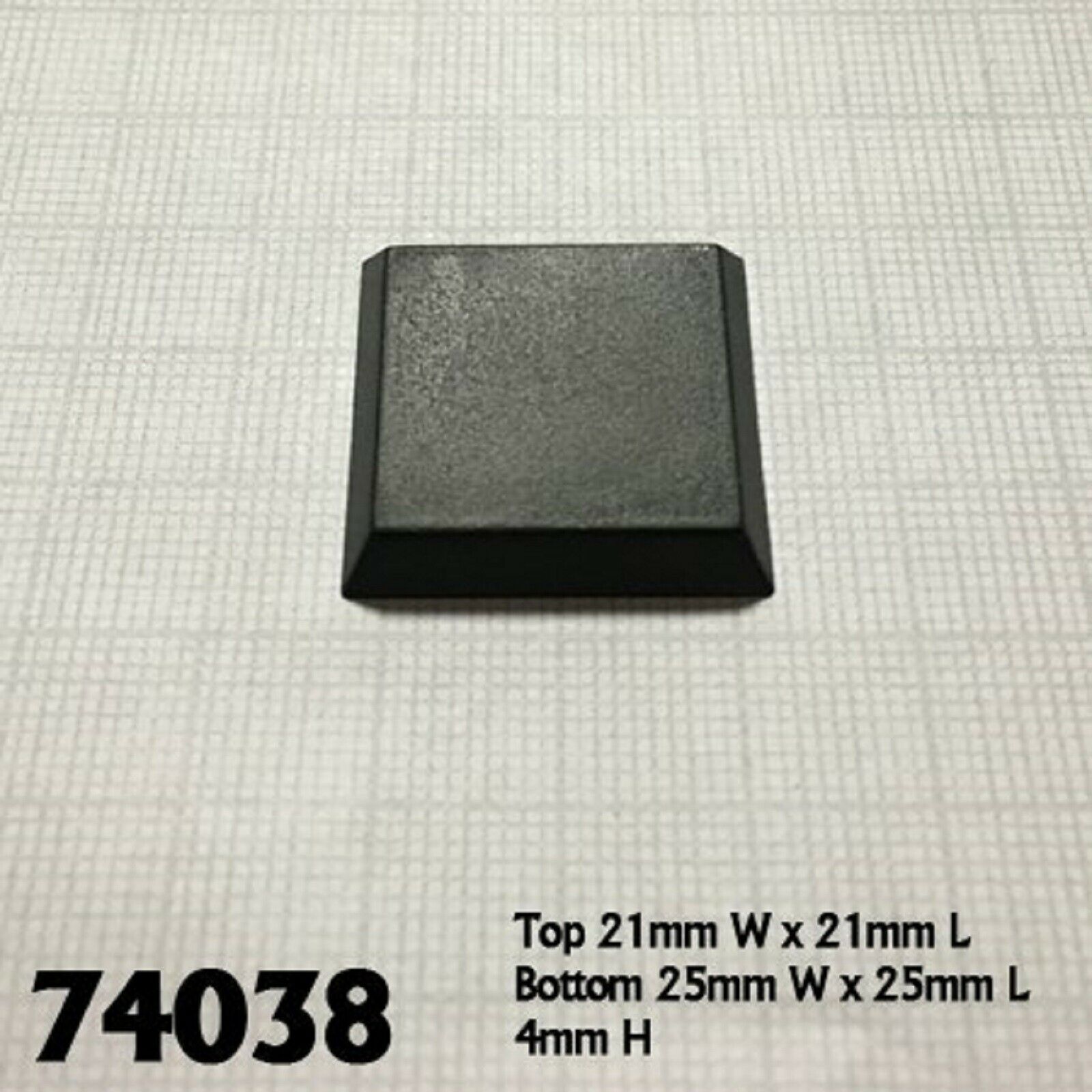 1 Inch Square Flat Top