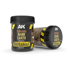 AK Interactive:  Terrains Dark Earth - 250ml (Acrylic)