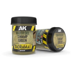 AK Interactive:  Water Gel Swamp Green Effects - 250ml (Acrylic)