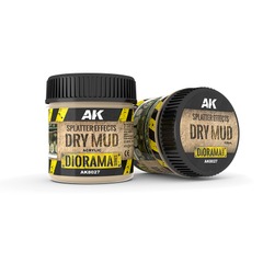 AK Interactive:  Splatter Effects Dry Mud - 100ml (Acrylic)