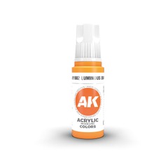 AK Interactive:  3G Acrylic Luminous Orange 17ml