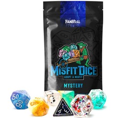 Mystery Misfit Resin Polyhedral Dice Set (7)