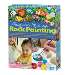 MAGICAL ANIMAL ROCK PAINTING