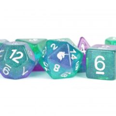 Unicorn Resin Poly Dice Set: Aurora (7)