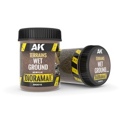 AK Interactive:  Terrains Wet Ground - 250ml (Acrylic)