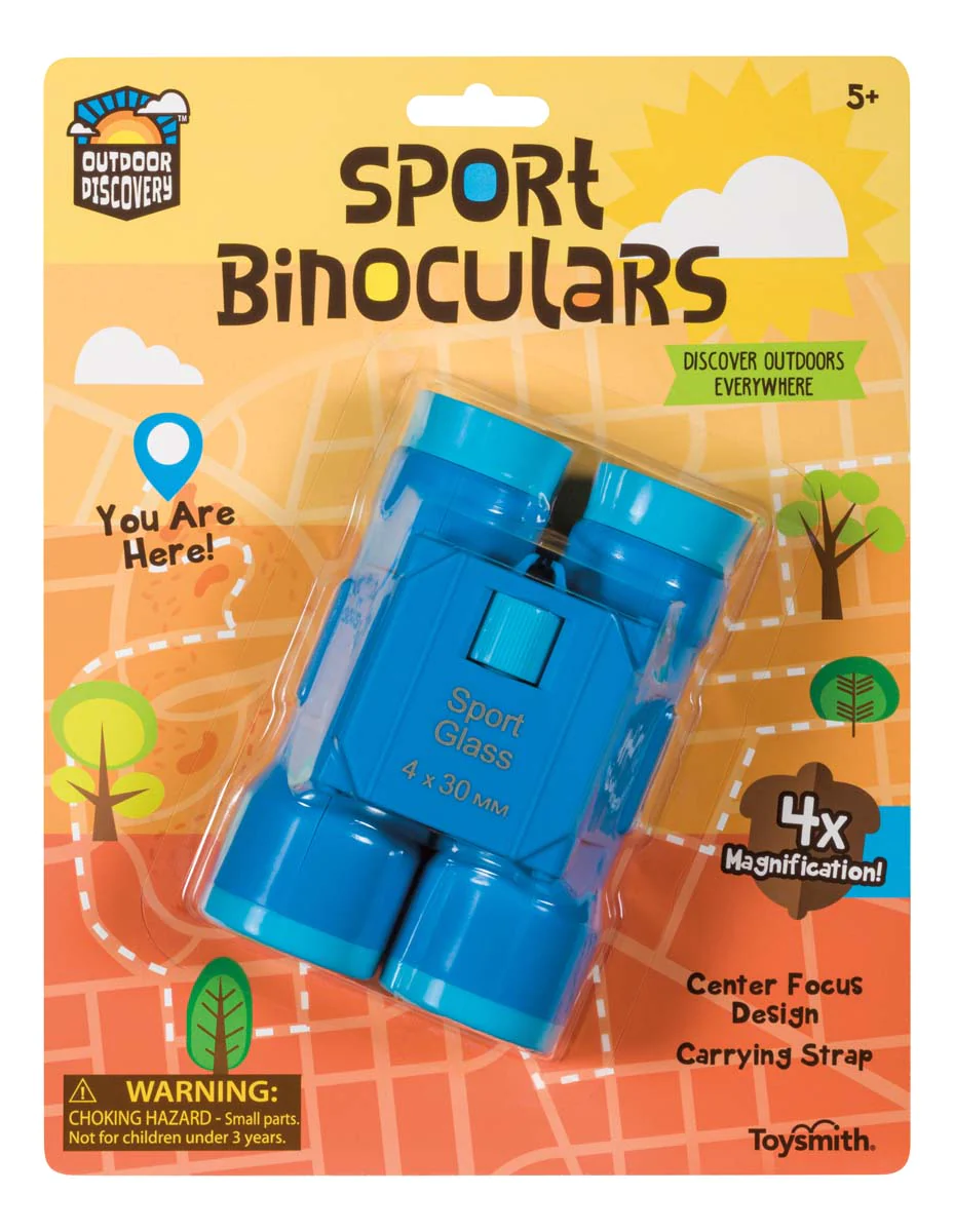 Sport Binoculars Blue and Green