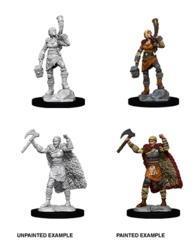 D&D - Nolzur's Marvelous Unpainted Miniatures - Female Human Barbarian