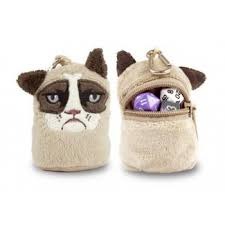 Grumpy Cat Dice Pouch