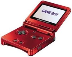 Red Gameboy Advance SP AGS-001