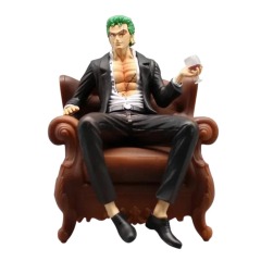 One Piece Zoro Sitting in Chain Figure