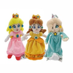 Princess Peach, Daisy or Rosalina Plush Doll
