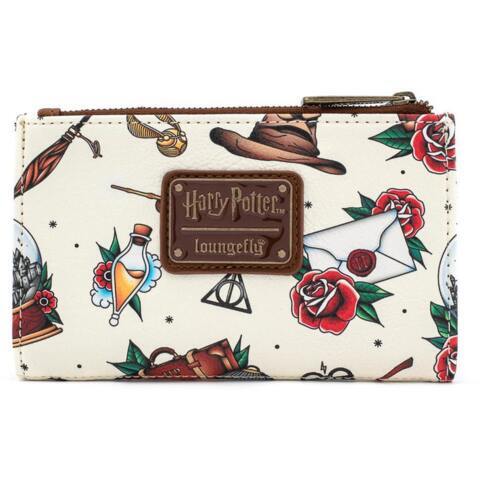 Loungefly - Harry Potter Relic Tattoo Flap Wallet